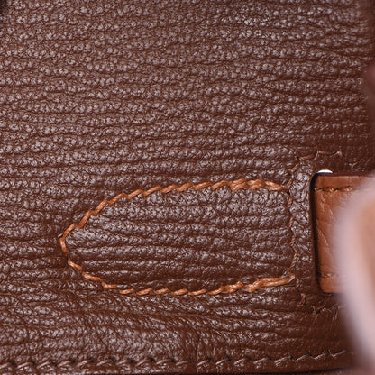 Hermes Taurillon Clemence Lizard Club Birkin 30 Gold Marron D'Inde 22 of 34