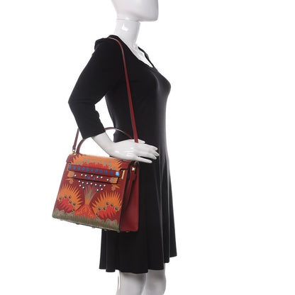 Valentino Garavani Calfskin Enchanted Wonderland My Rockstud Frame Bag Rosso Valentino 2 of 14