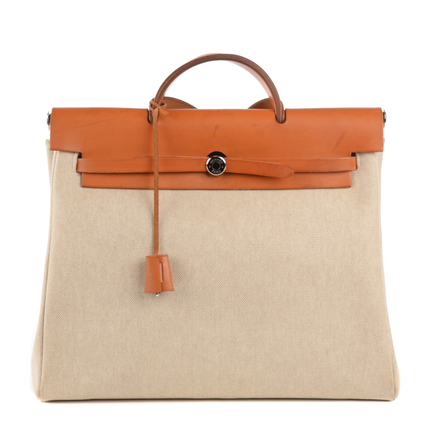 Hermes Toile Vache Hunter Herbag 39 MM Natural 12 of 21