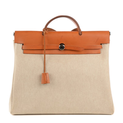 Hermes Toile Vache Hunter Herbag 39 MM Natural 12 of 21