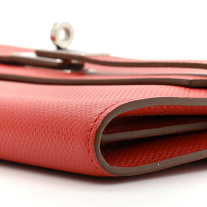 Hermes Grain d'H Kelly Longue Wallet Sanguine 10 of 11