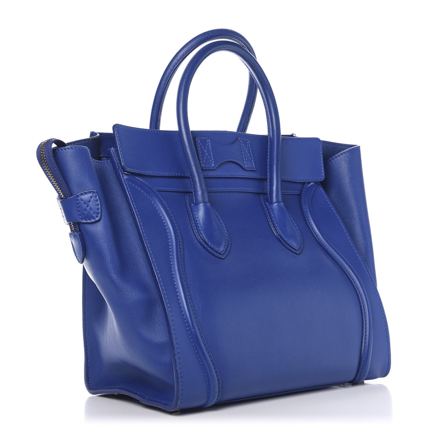 Smooth Calfskin Mini Luggage Royal Blue