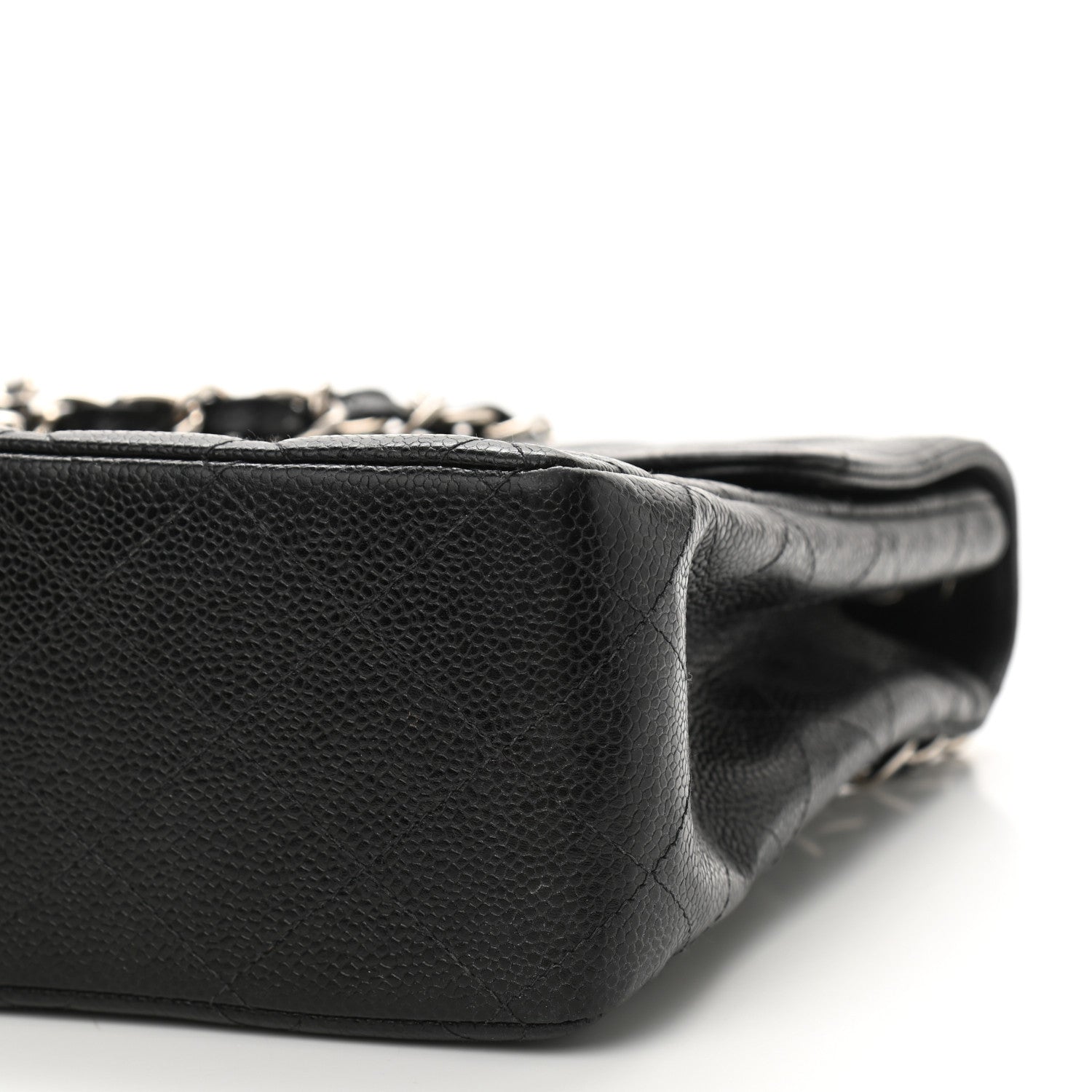 Chanel Caviar Quilted Jumbo Single Flap Black 10 of 10