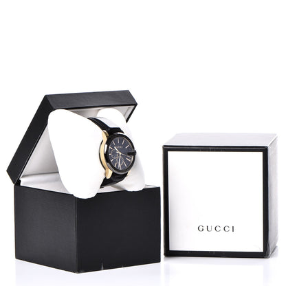 Gucci PVD Stainless Steel Calfskin 44mm G-Chrono Quartz Watch Black 12 of 12