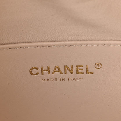 Chanel Caviar Quilted Medium Chanel 25 Handbag White 7 of 11