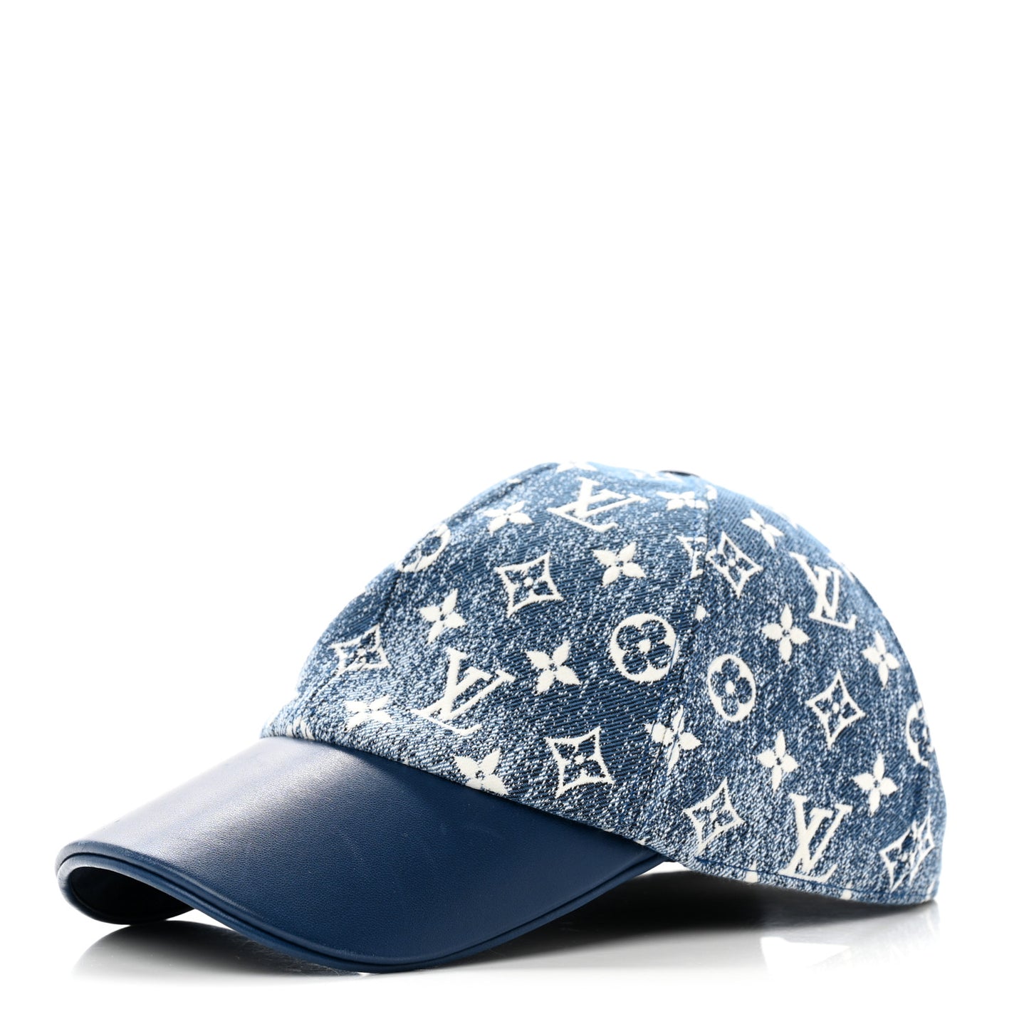 Monogram Jacquard Cap L Blue