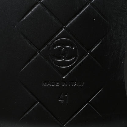 Chanel Lambskin Quilted CC Turnlock Loafers 41 Black 7 of 11