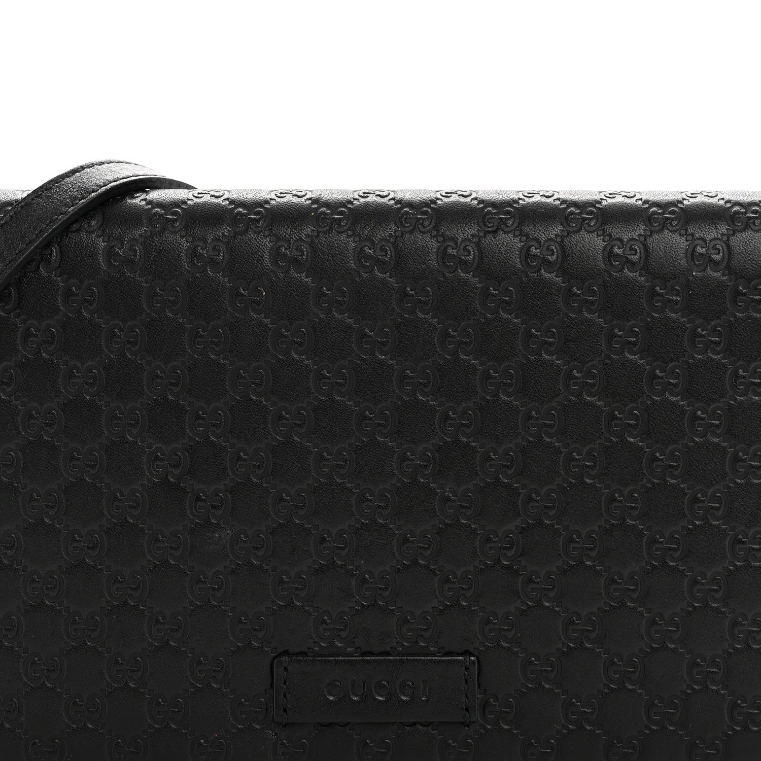 Gucci Microguccissima Crossbody Wallet Black 6 of 10