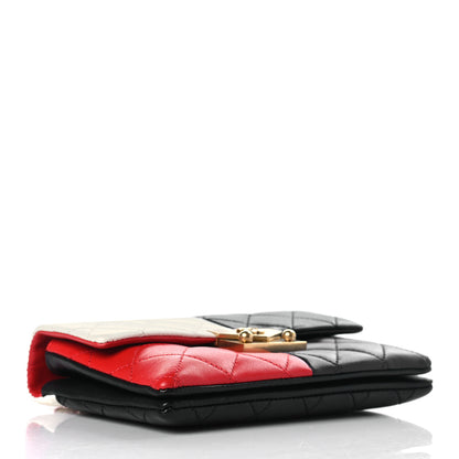 Chanel Lambskin Quilted Mini Yin Yang Flap Red White Blue Black 3 of 9