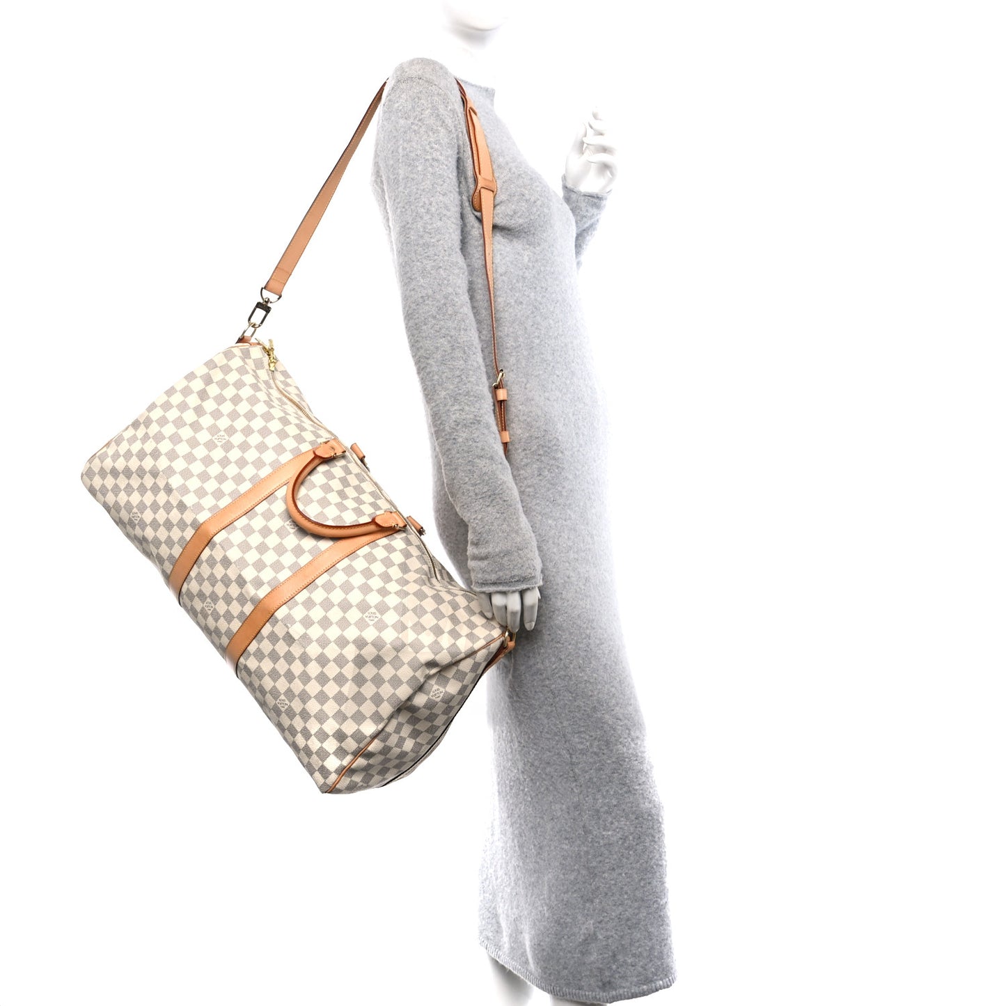 Damier Azur Keepall Bandouliere 55