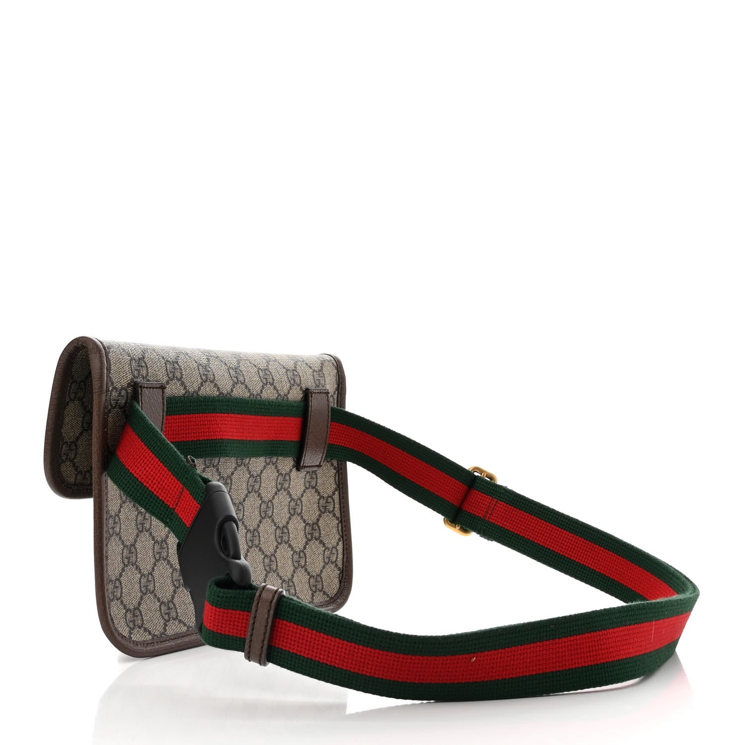 Gucci GG Supreme Monogram Neo Vintage Web Belt Bag Brown 3 of 11