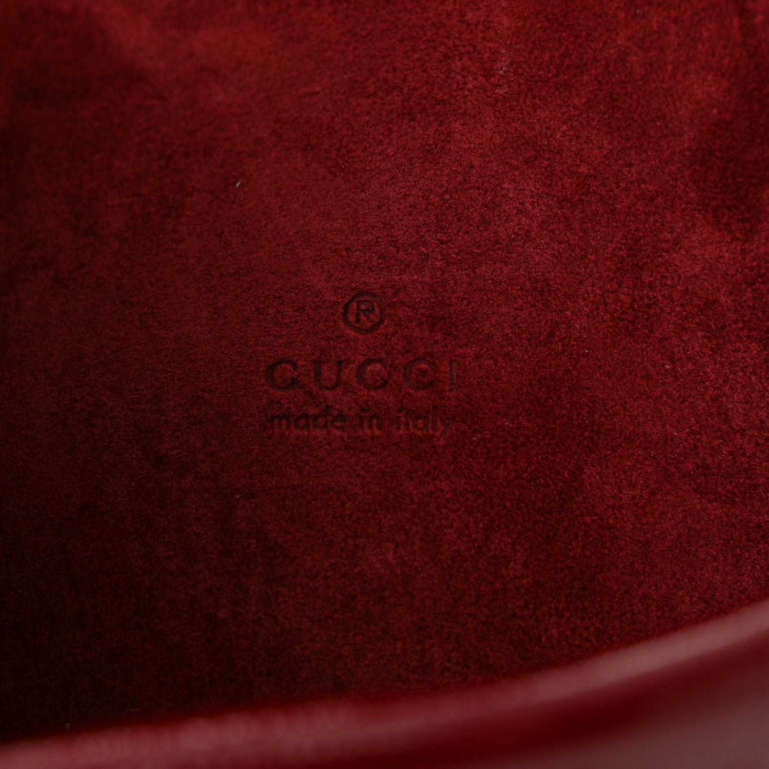 Gucci Crinkled Patent Mini Dionysus Shoulder Bag Rosso Ancora Red 6 of 11