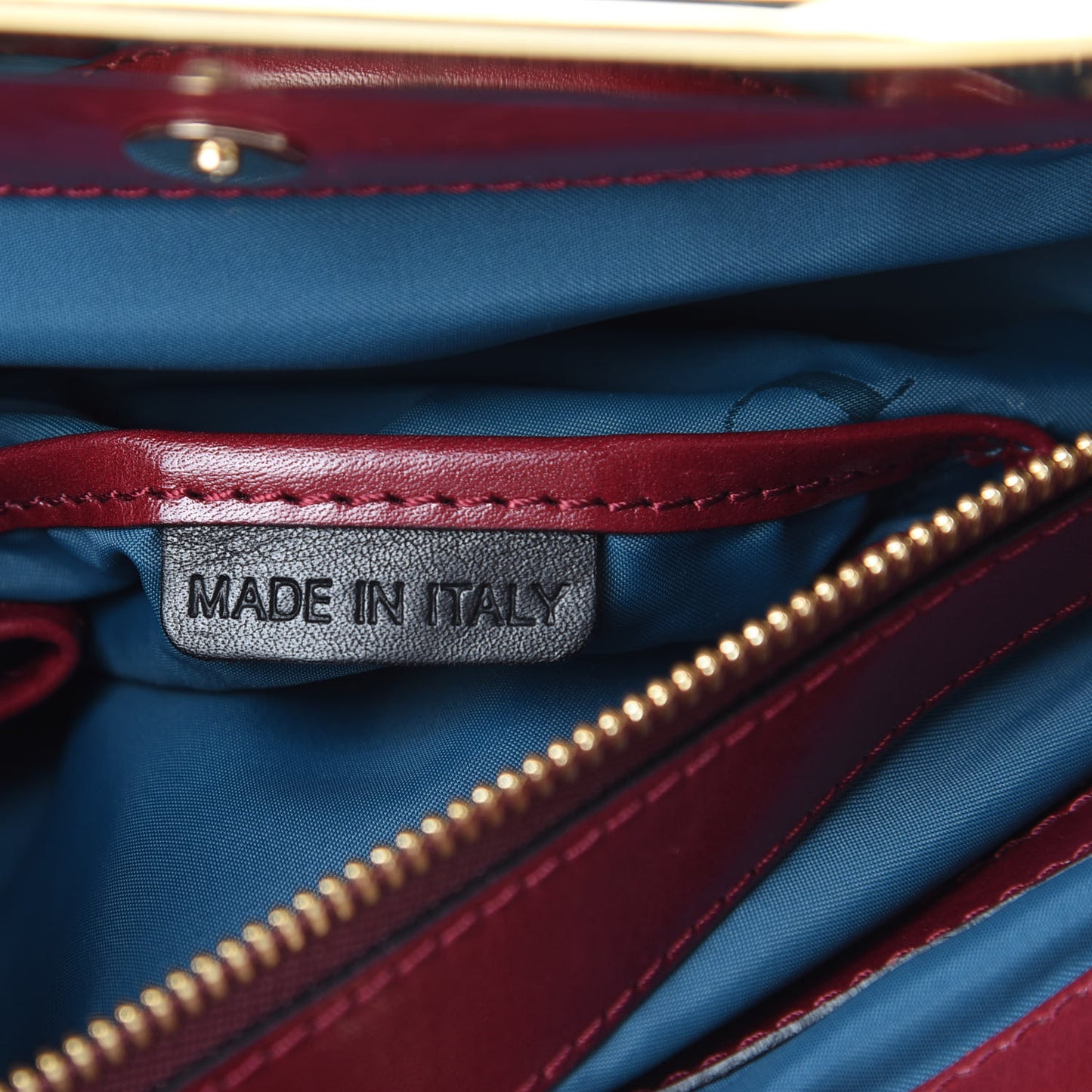 Prorsum Calfskin Raffia Check Tote