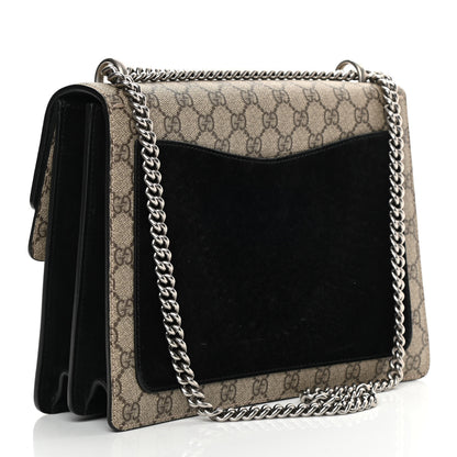 Gucci GG Supreme Monogram Medium Dionysus Shoulder Bag Black 3 of 18