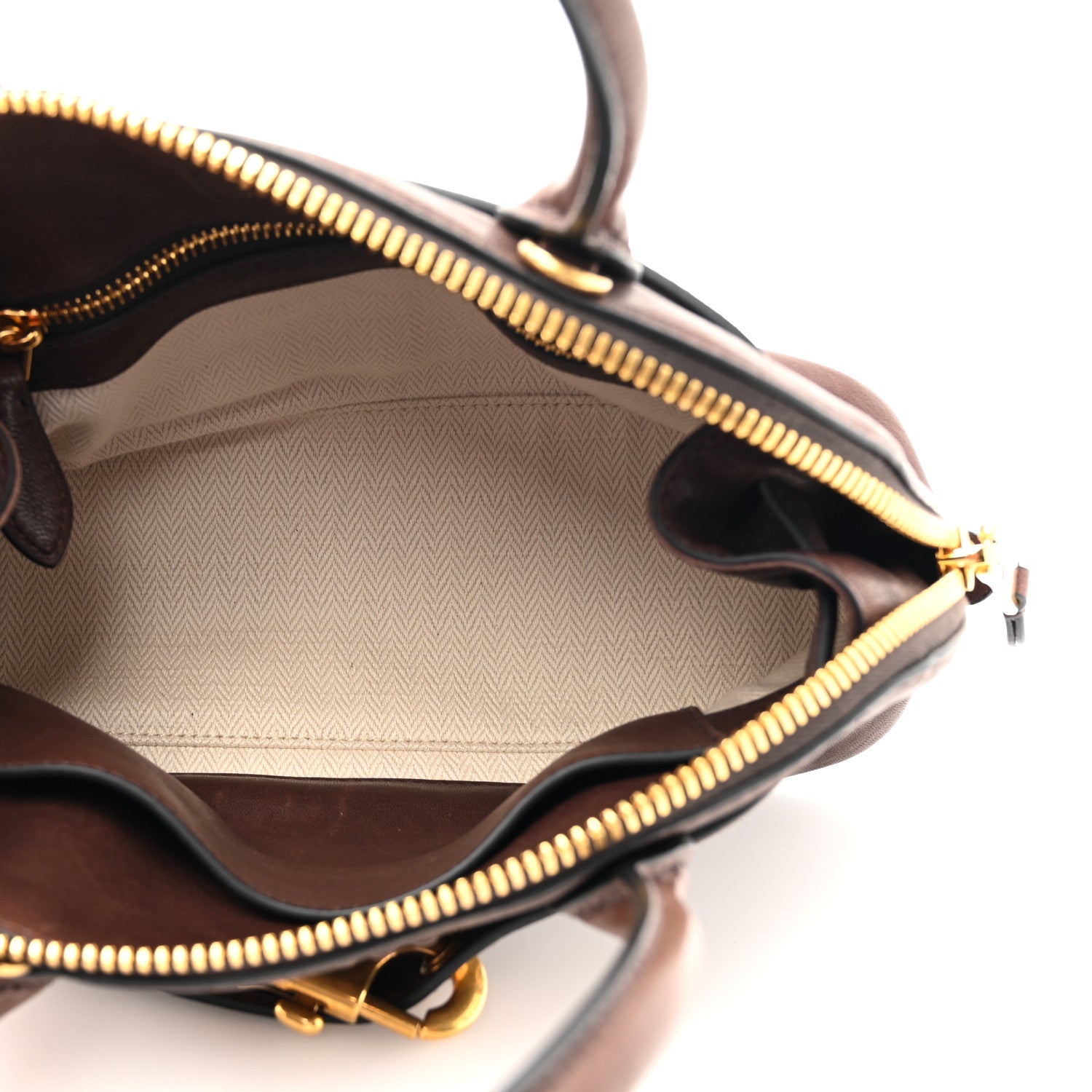 Miu Miu Nappa Aviator Small Aventure Bag Radica 5 of 11