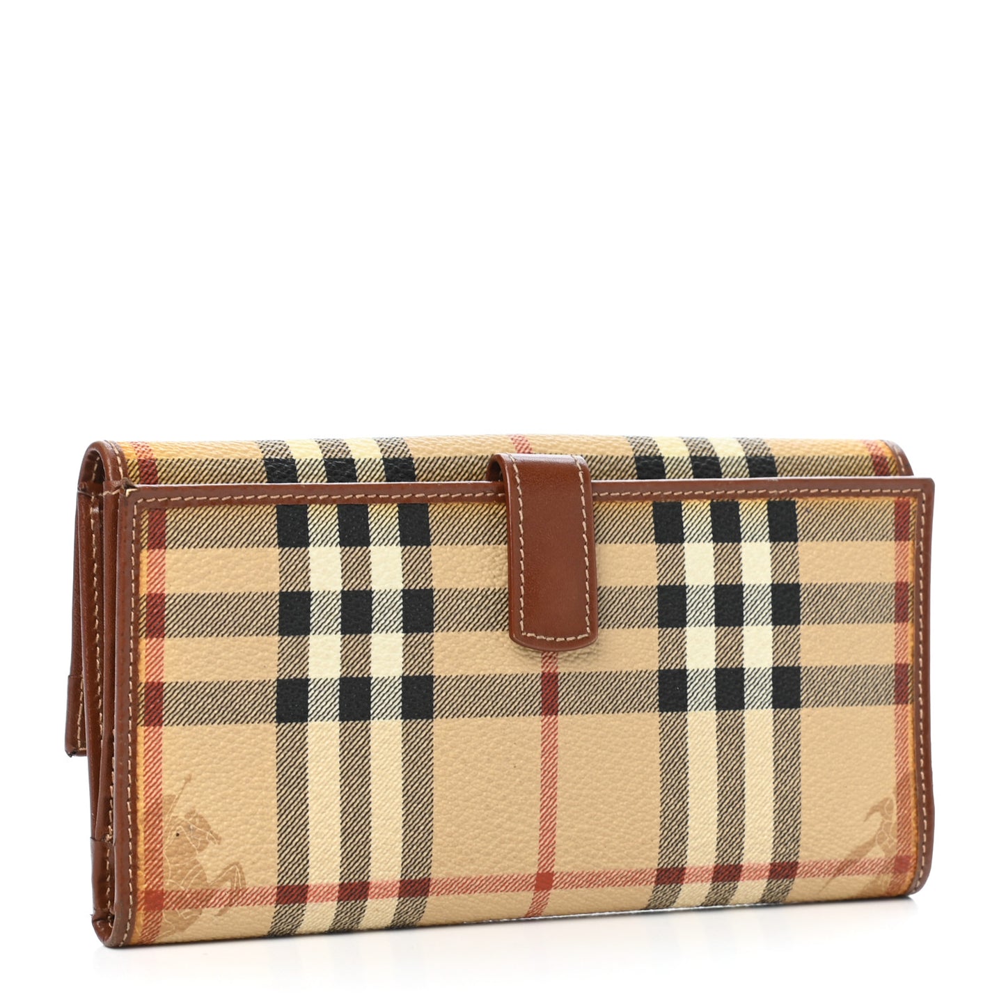 Haymarket Check Continental Wallet Brown