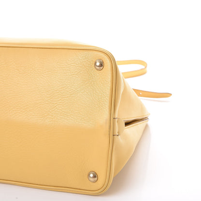 Prada Soft Calf Open Promenade Tote Ginestra 10 of 11