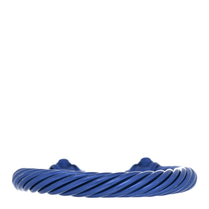 David Yurman Aluminum 10mm Renaissance Cable Bracelet Indigo 2 of 4