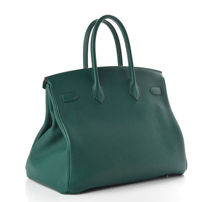 Hermes Togo Birkin 35 Malachite 3 of 10