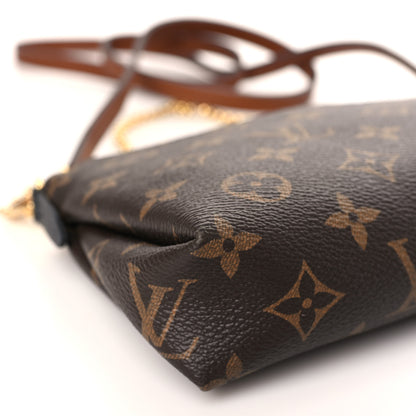 Louis Vuitton Monogram Pallas Clutch Black 8 of 9
