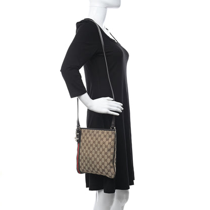 Gucci Monogram Web Jolicoeur Charms Messenger Dark Brown 2 of 11