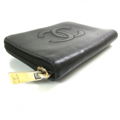 Chanel Caviar Zip Around Wallet Black 5 of 11