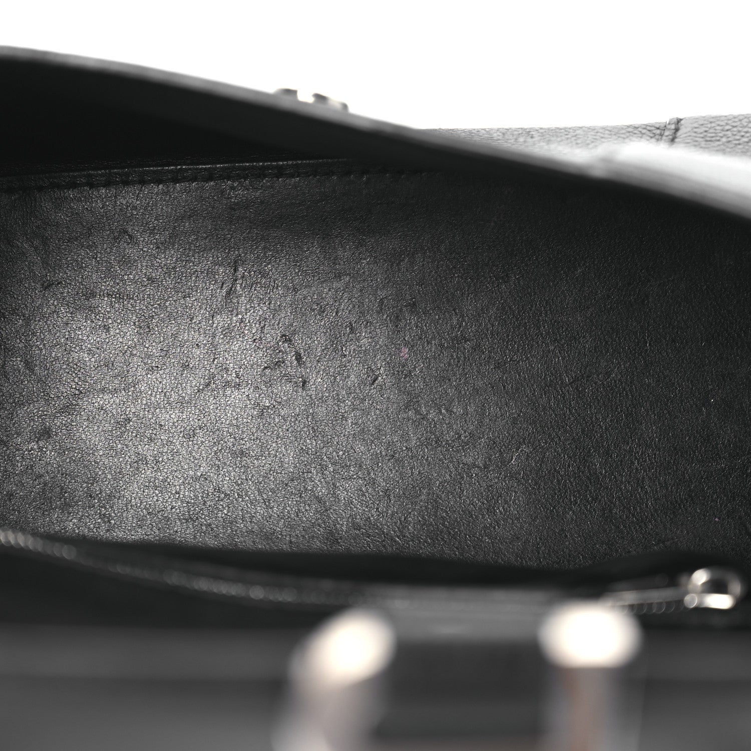 Balenciaga Grained Calfskin Small Hourglass Top Handle Bag Black 5 of 18