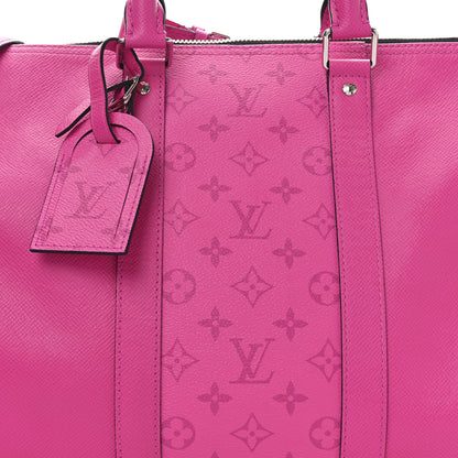 Louis Vuitton Taigarama Keepall Bandouliere 50 Fuchsia 6 of 8