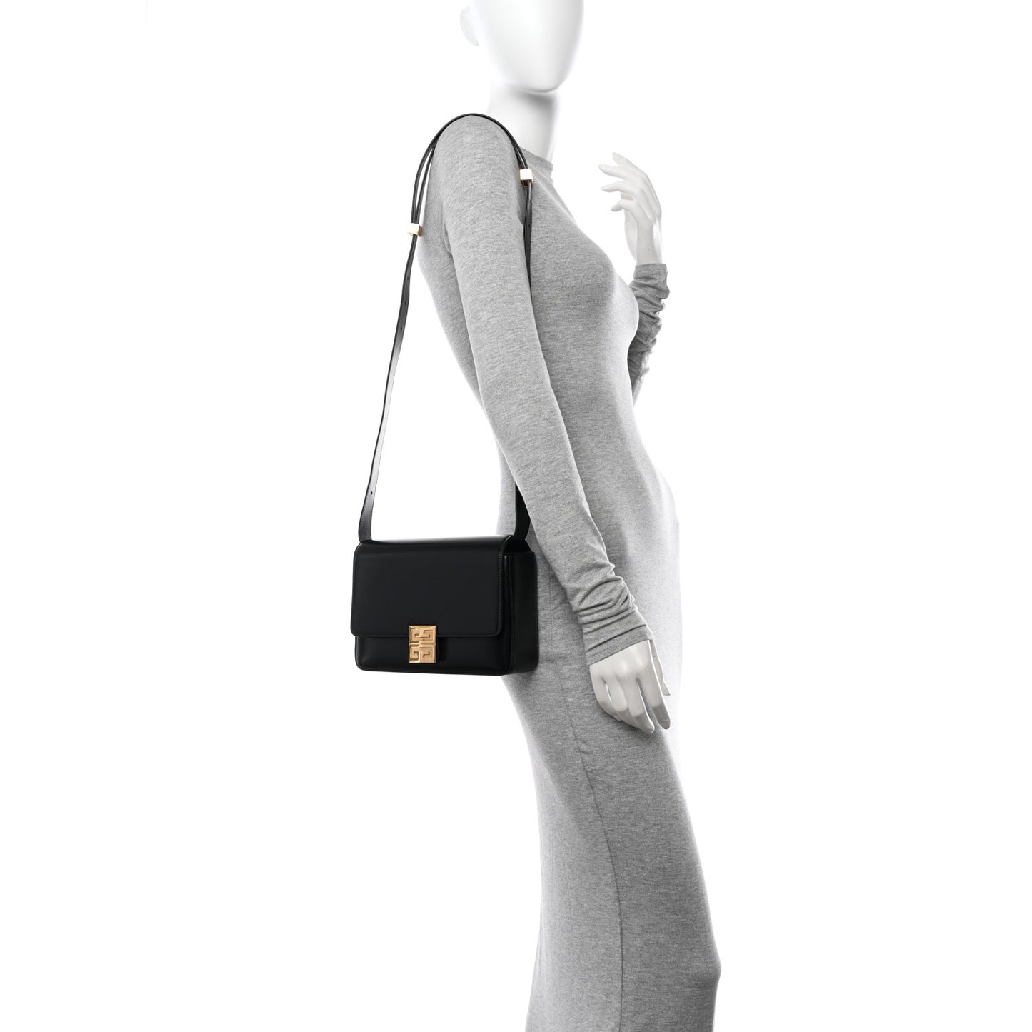 Box Calfskin Medium 4G Shoulder Bag Black