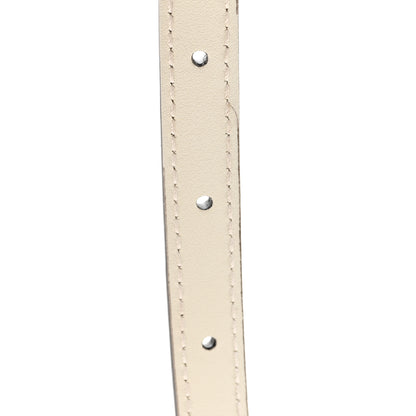 Gucci Patent Double G Thin Belt 75 30 Mystic White 4 of 4