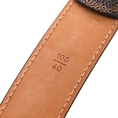 Louis Vuitton Damier Ebene 30mm Ellipse Belt 100 40 7 of 10