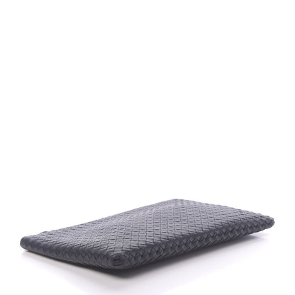 Bottega Veneta Nappa Intrecciato Large Flat Zip Biletto Pouch Black 4 of 8