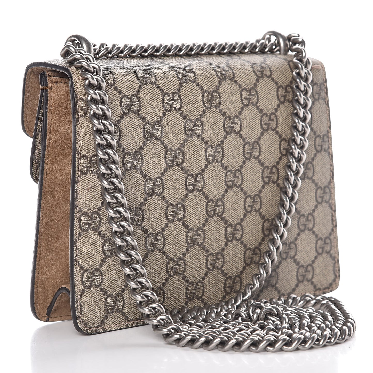 GG Supreme Monogram Mini Dionysus Shoulder Bag Taupe