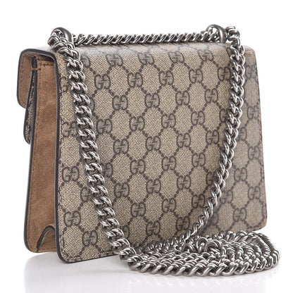 Gucci GG Supreme Monogram Mini Dionysus Shoulder Bag Taupe 3 of 12