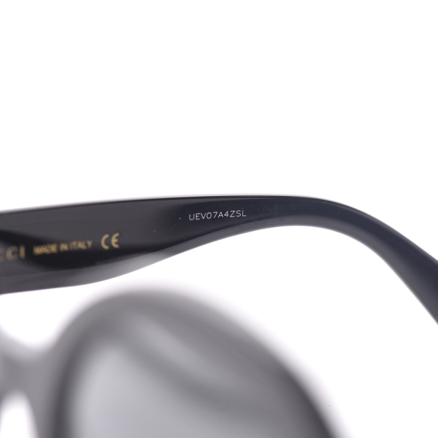 Acetate Round GG Sunglasses GG0319S Black