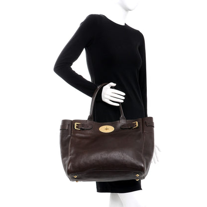 Mulberry Natural Leather Bayswater Tote Chocolate 2 of 13