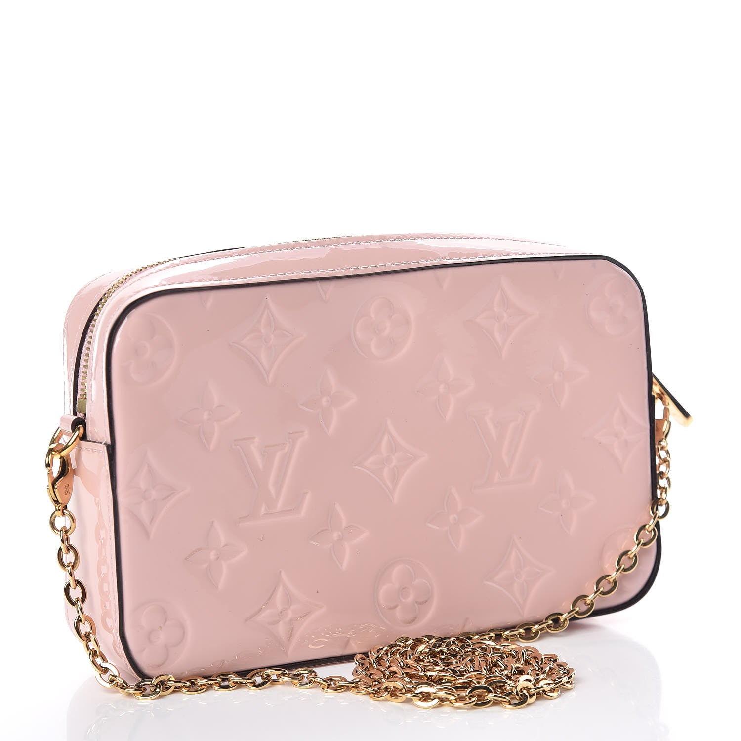 Louis Vuitton Vernis Camera Pouch Rose Ballerine 4 of 11
