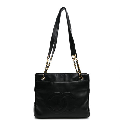 Chanel Lambskin CC Shoulder Bag Black 1 of 11