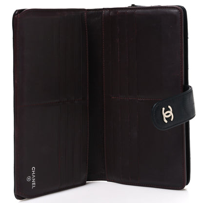 Chanel Caviar Quilted CC French Long Wallet Black 5 of 9