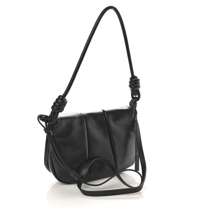 Loewe Shiny Nappa Calfskin Paseo Satchel Black 3 of 10