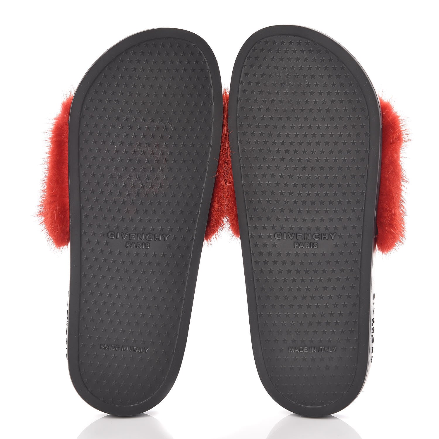 Givenchy Mink Rubber Slide Sandals 40 Red 7 of 7