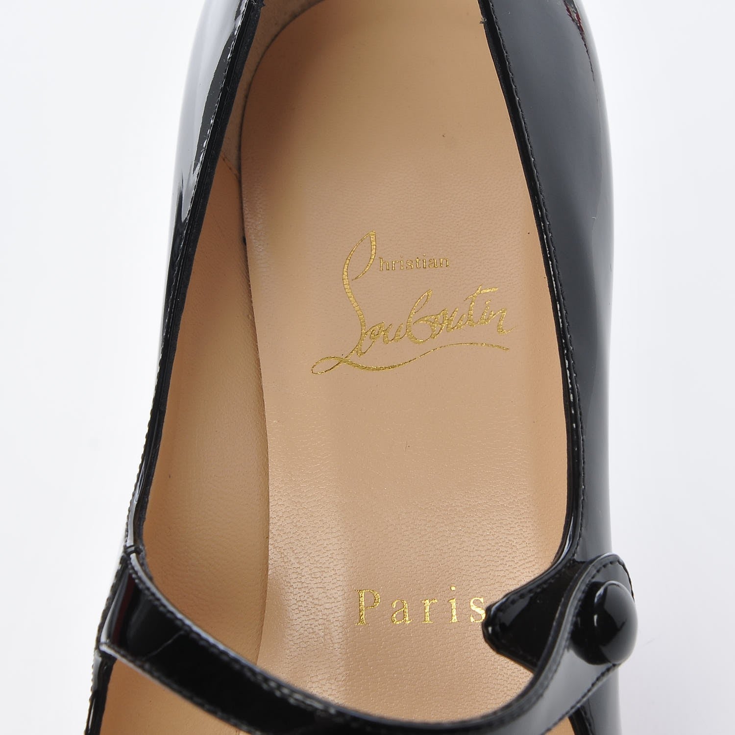 クリスチャンルブタン　Top Street Patent 85 Christian Louboutin Patent Top Street 85 Mary Jane Pumps 37.5