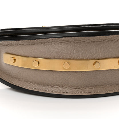 Chloe Calfskin Small Nile Bracelet Minaudiere Bag Motty Grey 9 of 10