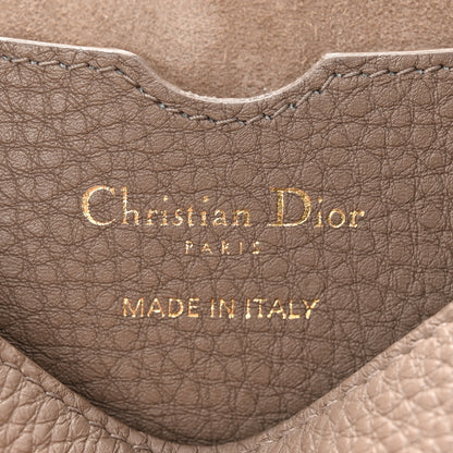 Christian Dior Grained Calfskin Medium Bobby Flap Taupe 6 of 11