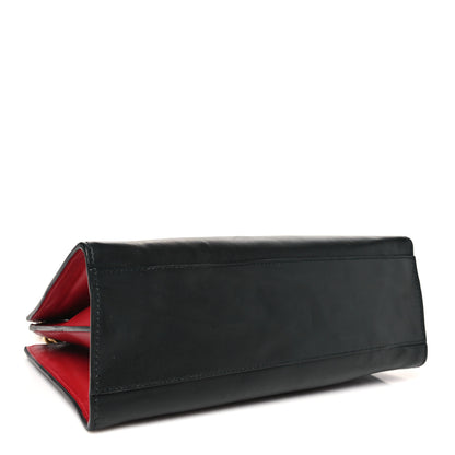 Gucci Nappa Bamboo Web Small Nymphaea Top Handle Bag Black 4 of 10