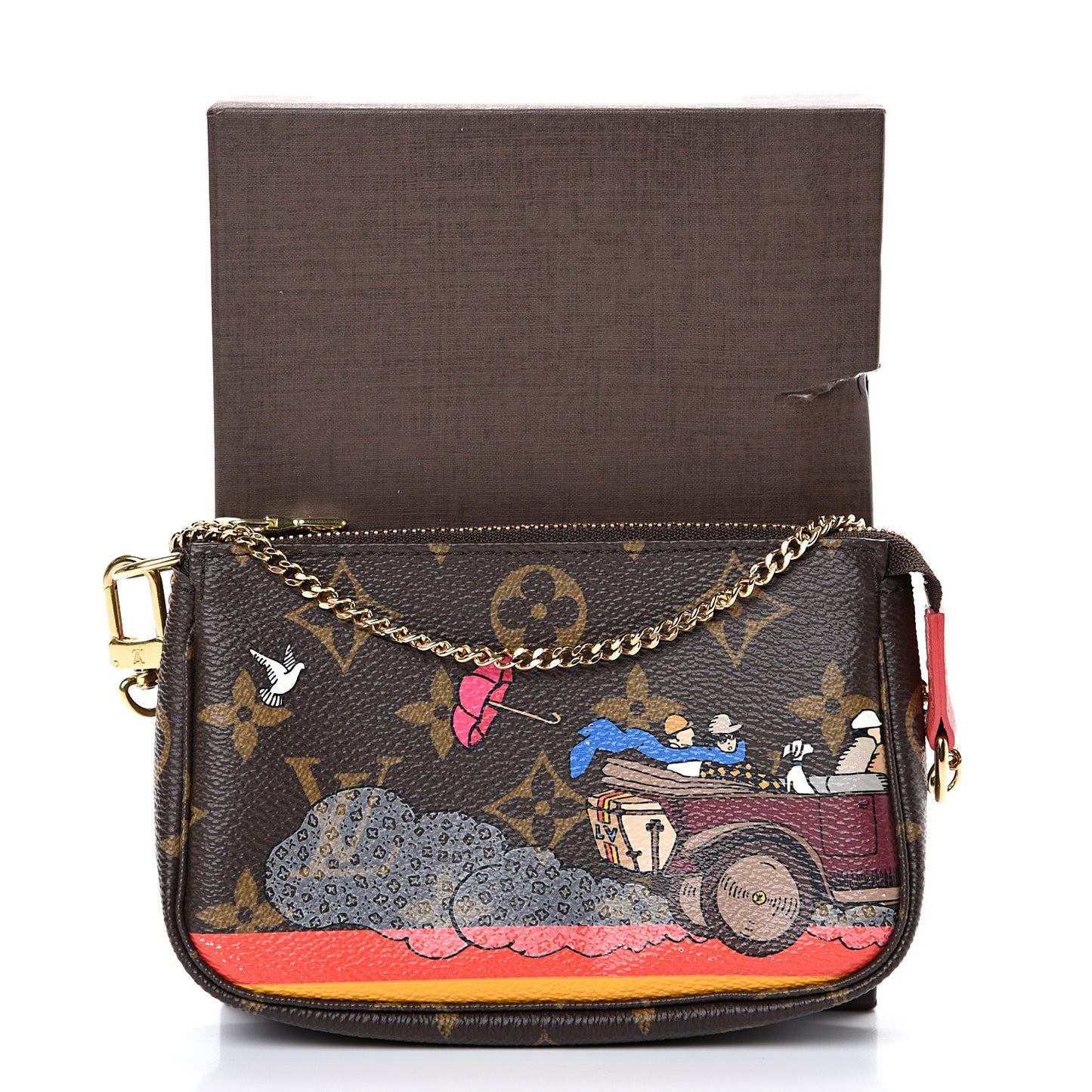 Monogram 2015 Christmas Animation Mini Pochette Accessories