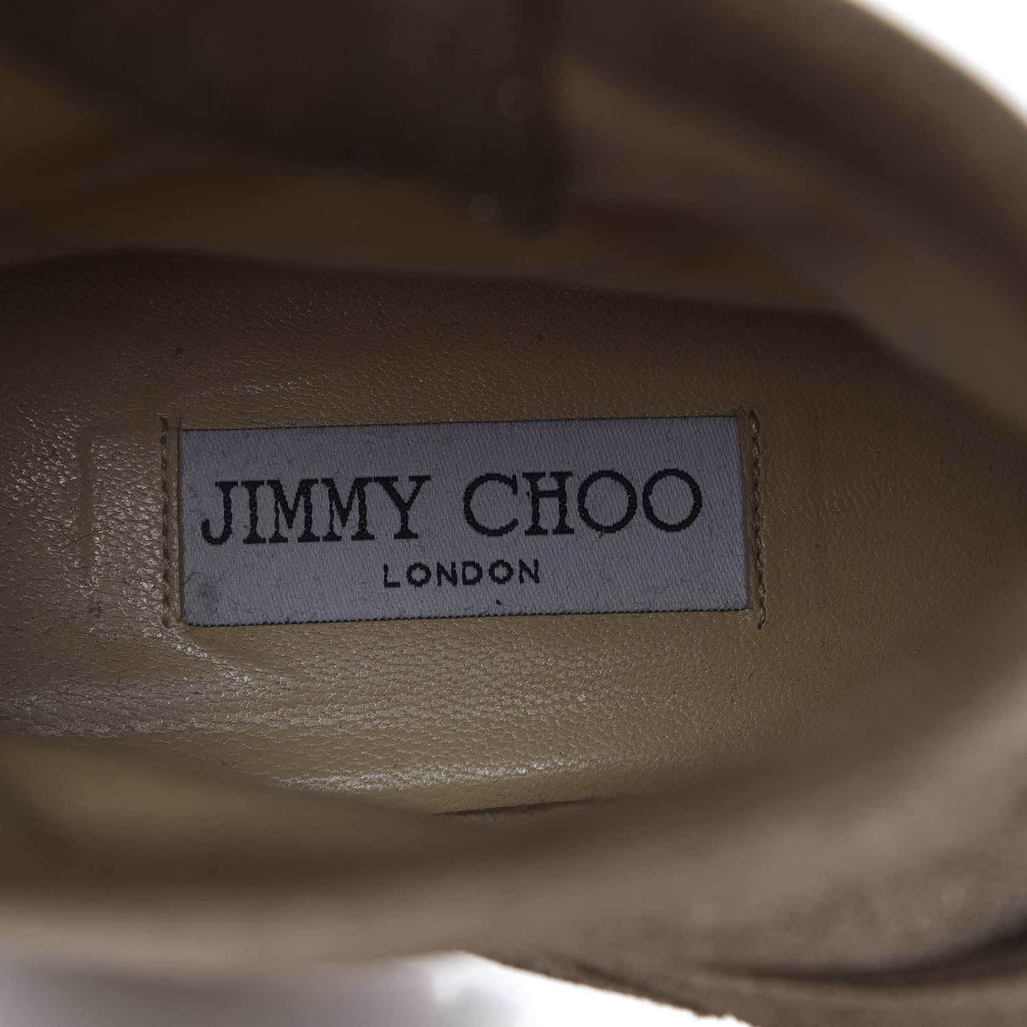 Jimmy Choo Metallic Suede Youth Biker Boots 37.5 Brown 7 of 8