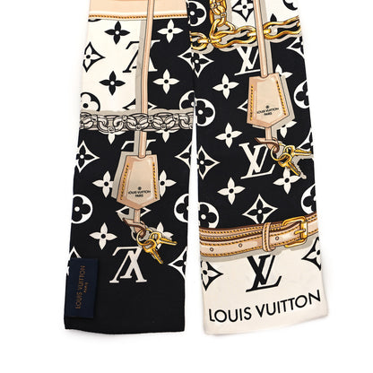 Louis Vuitton Silk Monogram Confidential Bandeau Black 2 of 4