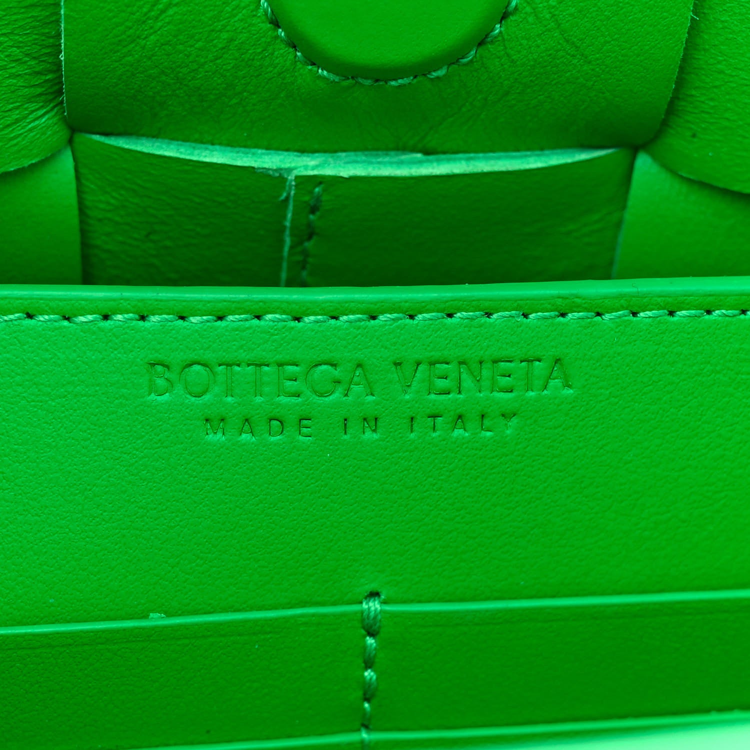 Bottega Veneta Calfskin Maxi Intrecciato Cassette Pouch On Strap Parakeet 6 of 11