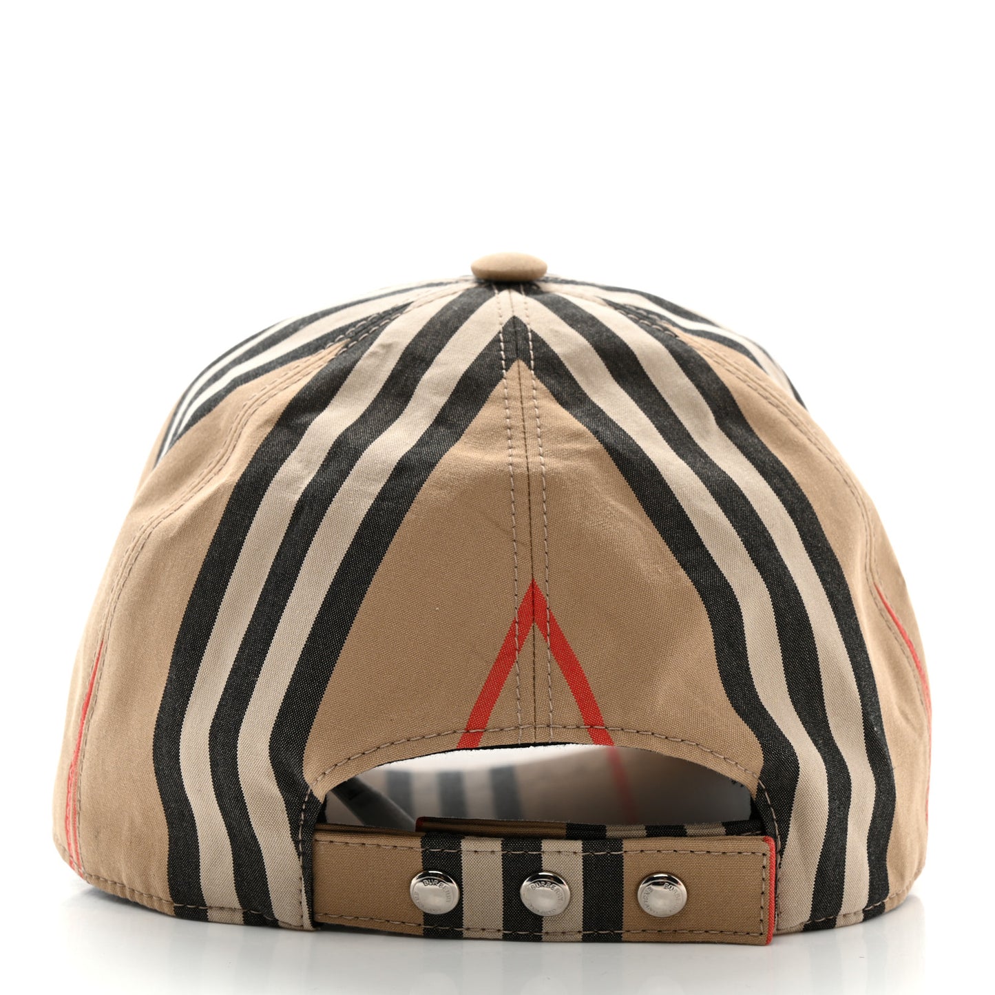 Cotton Vintage Check Monogram Baseball Hat M Archive Beige